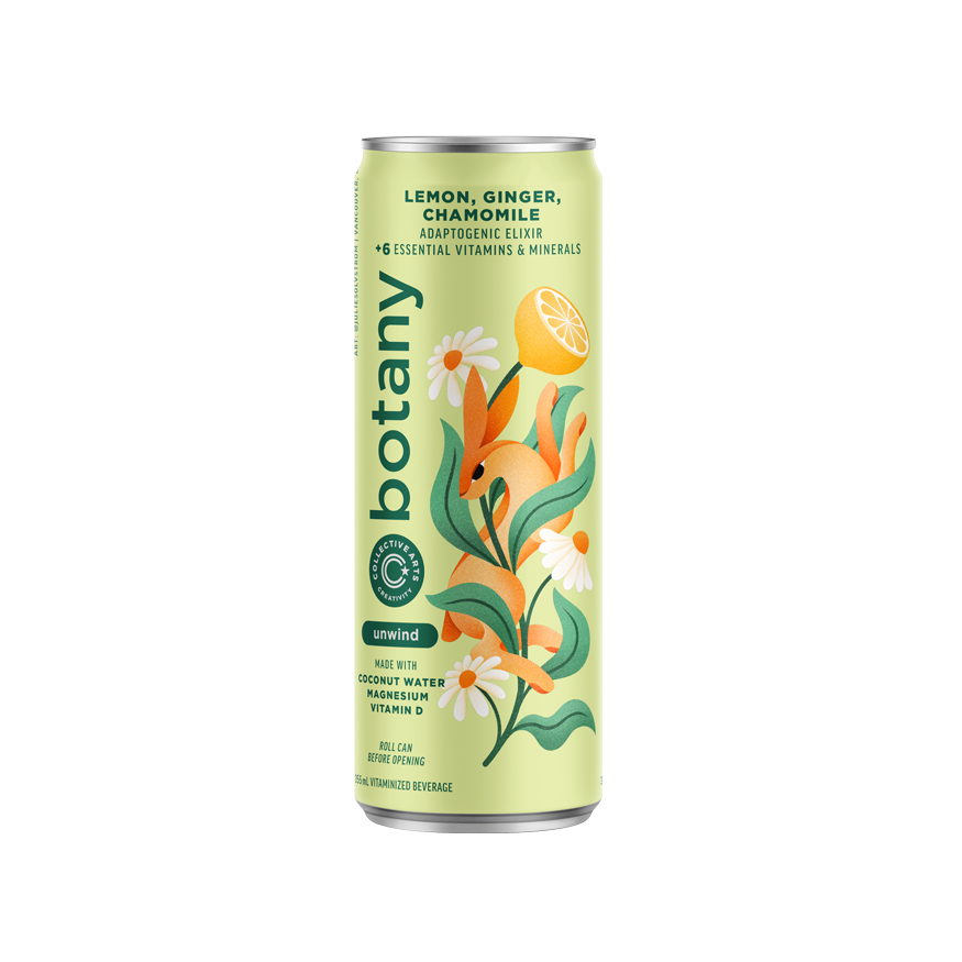 Botany Unwind Adaptogenic Elixir: Lemon, Ginger & Chamomile