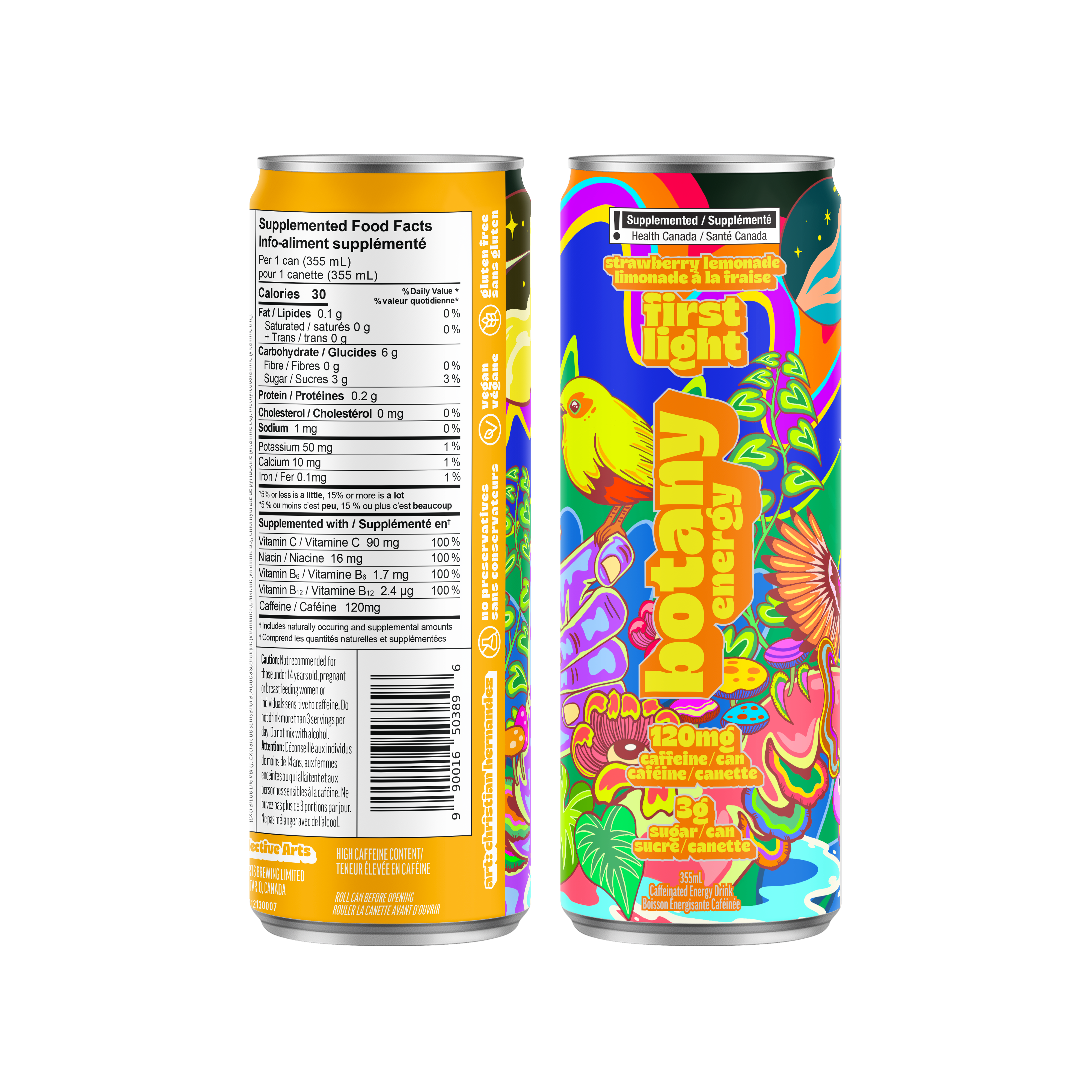 Botany Energy First Light Strawberry Lemonade