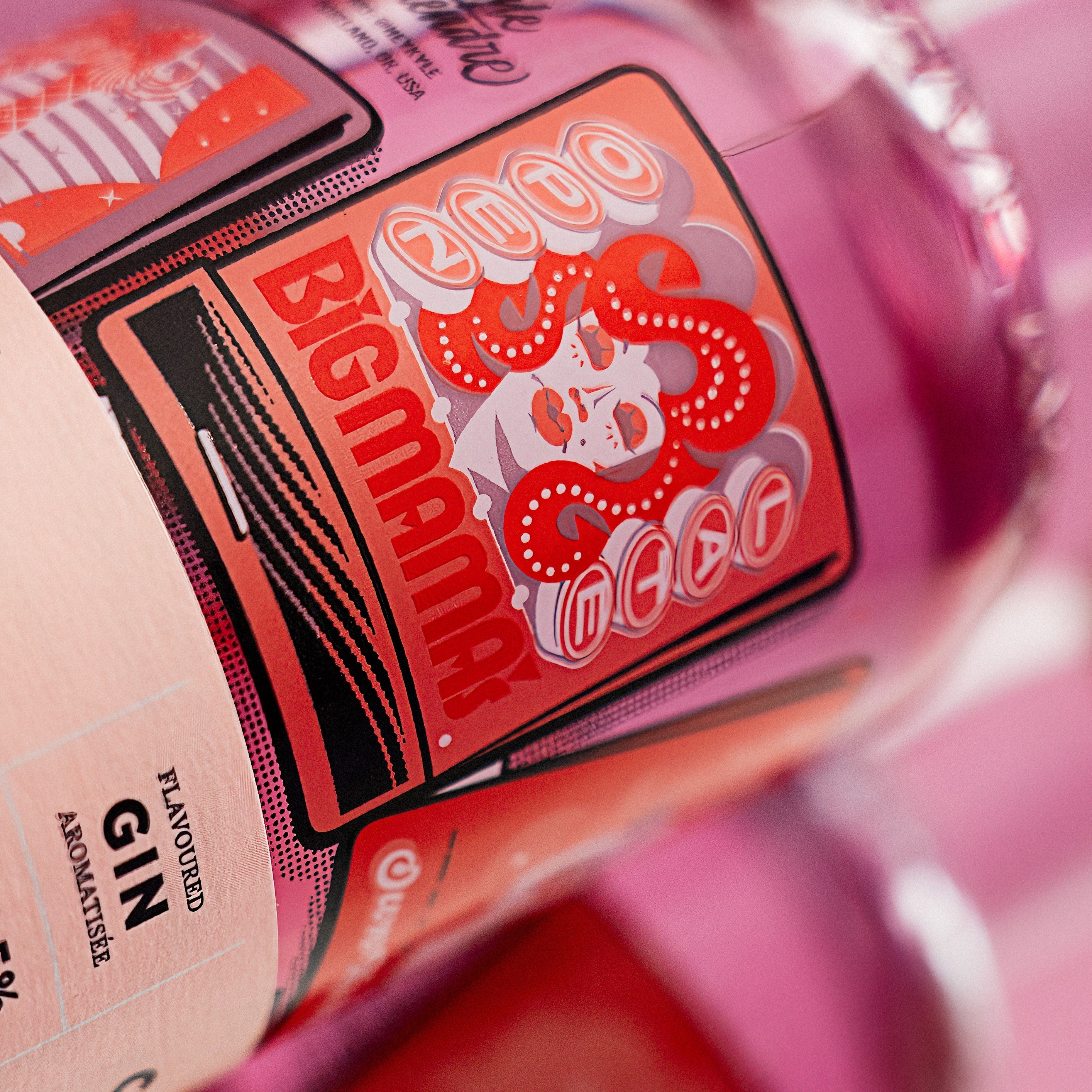 Rhubarb & Hibiscus Gin (6 x 750ml Bottles)