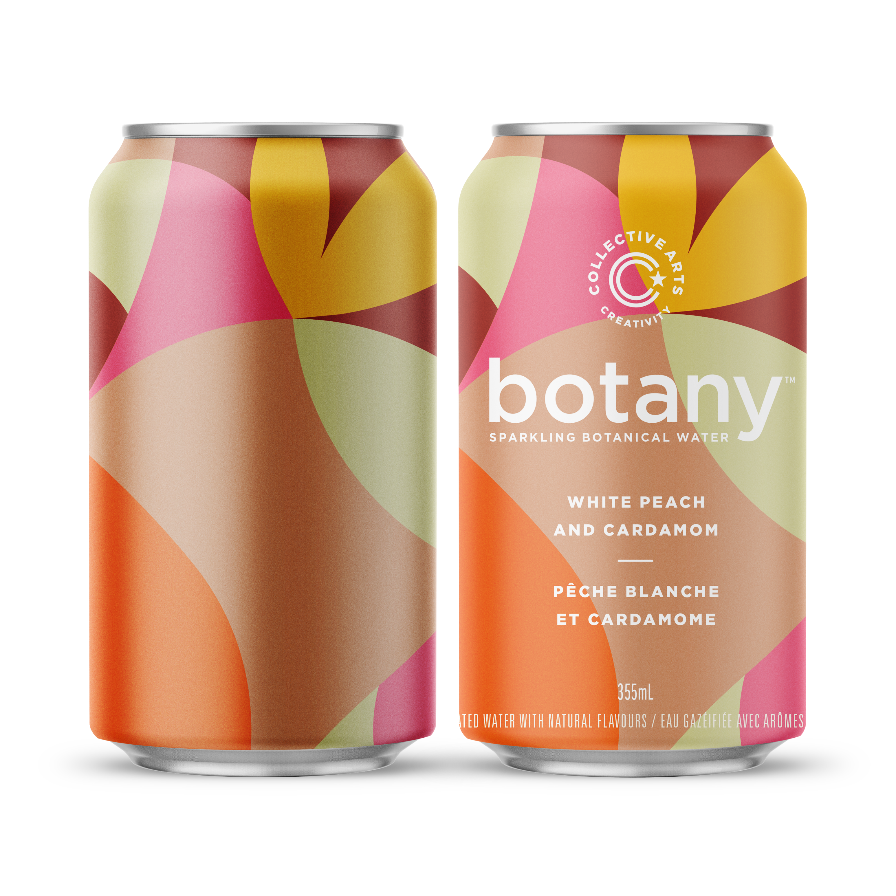 White Peach & Cardamom Sparkling Botanical Water